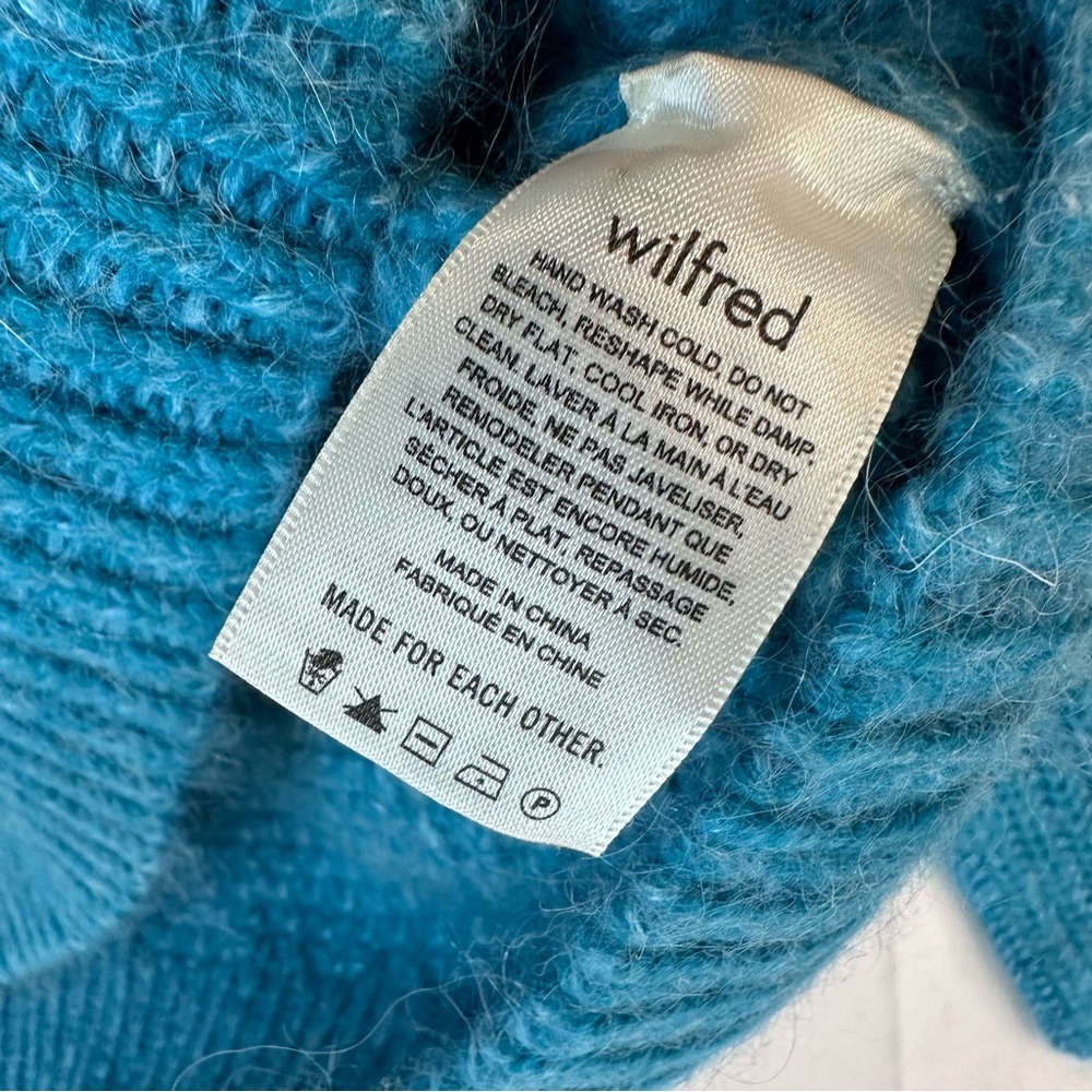 WILFRED ANTHROPOLOGIE Women’s Size L Sweater Wool Mohair Alpaca Blend Soft - Picture 7 of 16